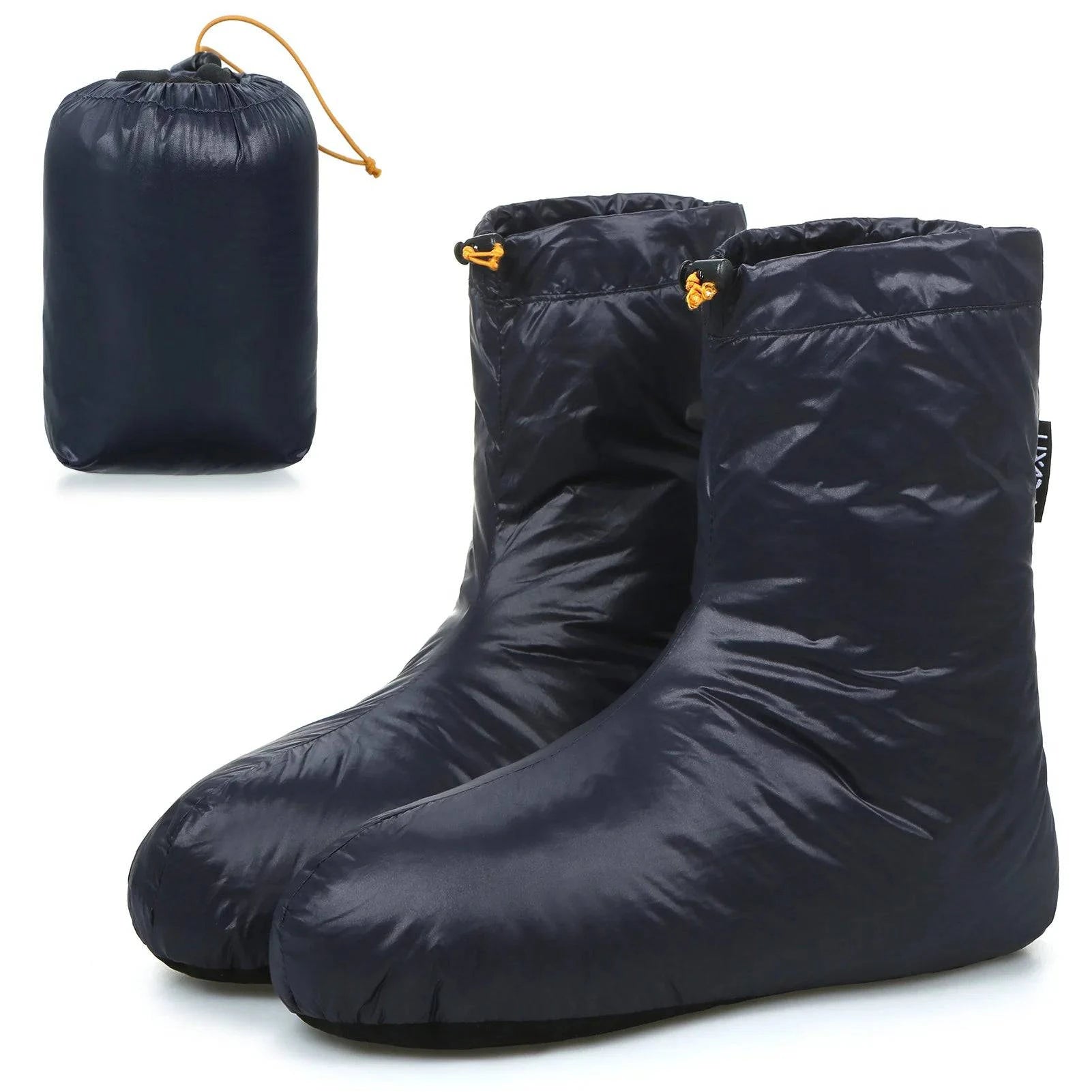 Comfortable Tops Lixada Winter Down Booties Socks Warm Soft Windproof Sleeping Slippers with Adjustable Drawstring with Storage Bag for Camping Comfortable Tops Lixada Winter Down Booties Socks Warm Soft Windproof Sleeping Slippers with Adjustable Drawstring with Storage Bag for Camping