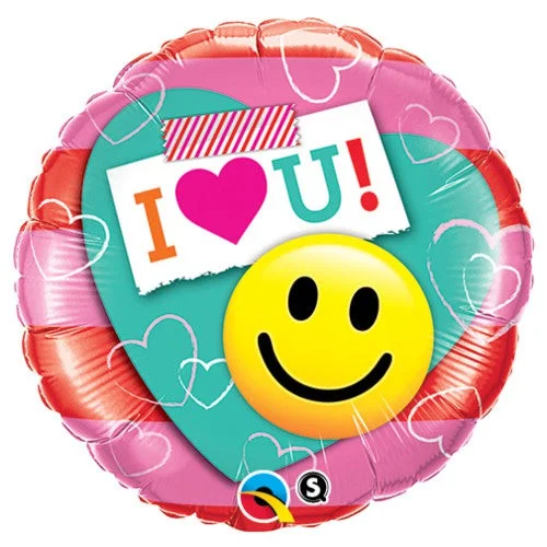 Fashion And Simplicity 18 inch I (HEART) U! SMILE FACE