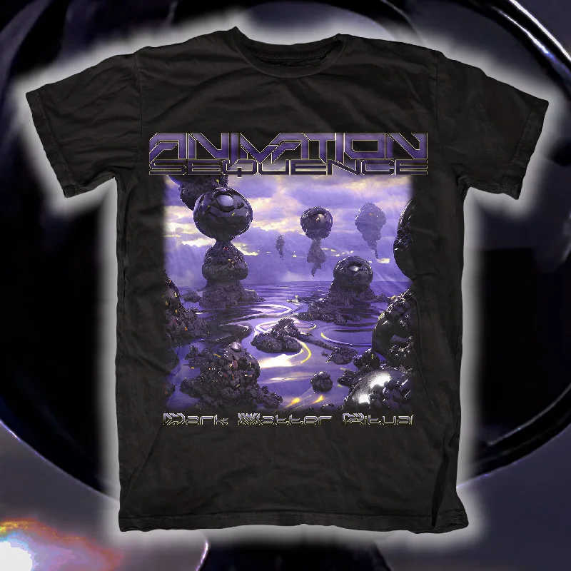 Sports suit style Animation Sequence "Dark Matter Purple" T-Shirt