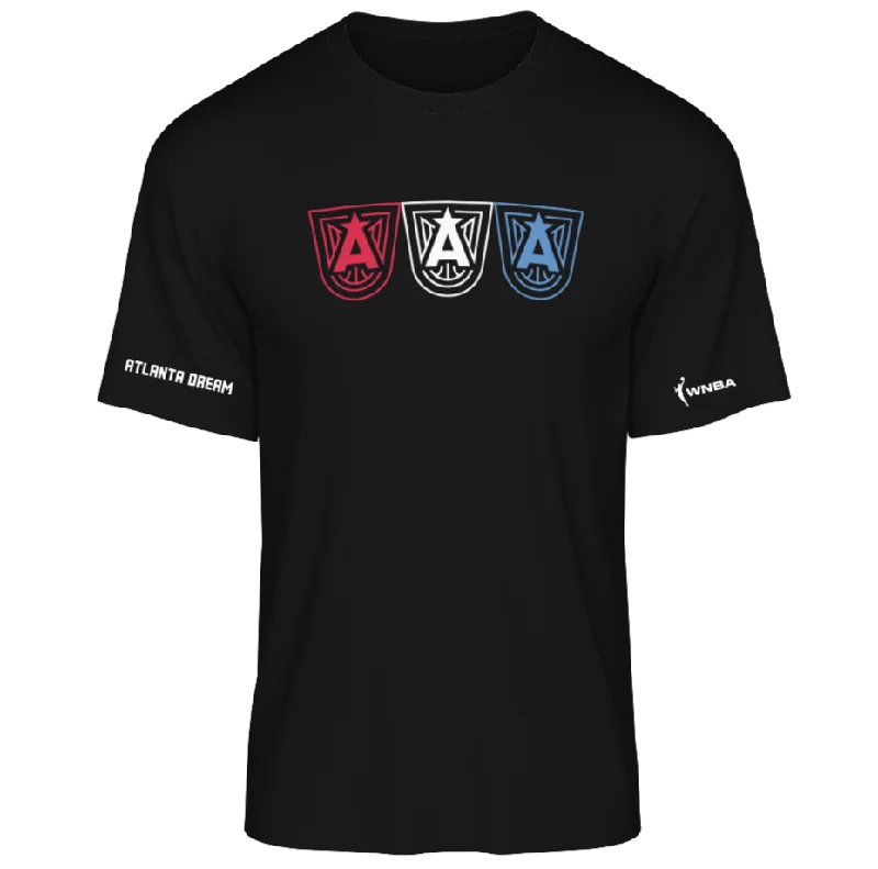 High waist design Atlanta Dream Trifecta Shield T-Shirt