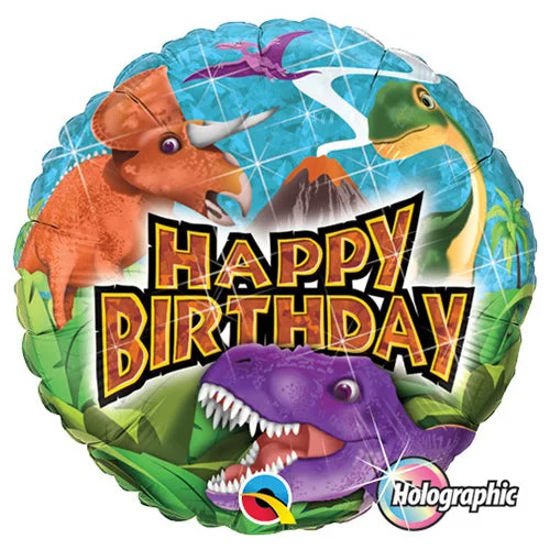 Practical Style 18 inch BIRTHDAY DINOSAURS
