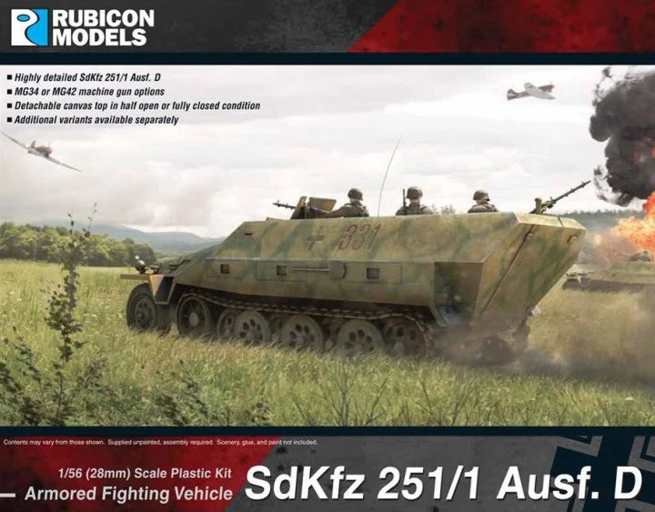Trendy Wear Rubicon Models 1/56 SdKfz 251/1 Ausf.D