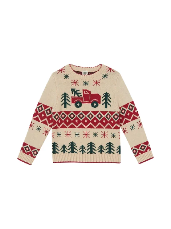 Fashion Pioneer Joel Christmas Truck Sweater