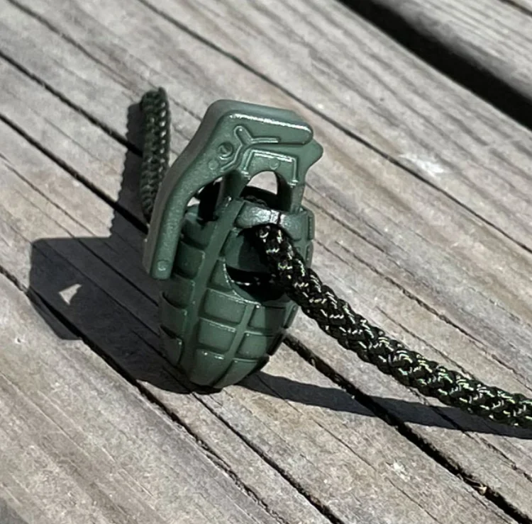 Lively And Youthful Grenade Cord Stopper