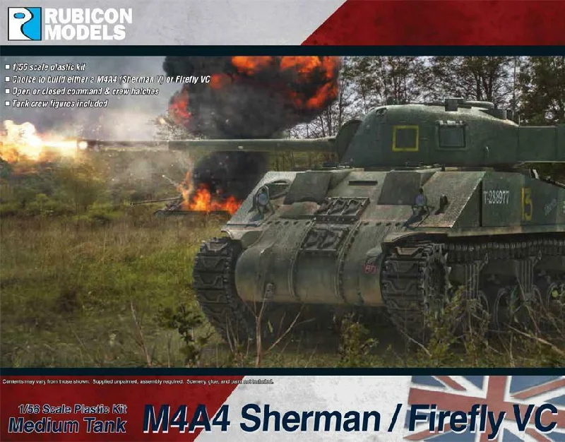 Free Design Rubicon Models 1/56 M4A4 Sherman / Firefly VC