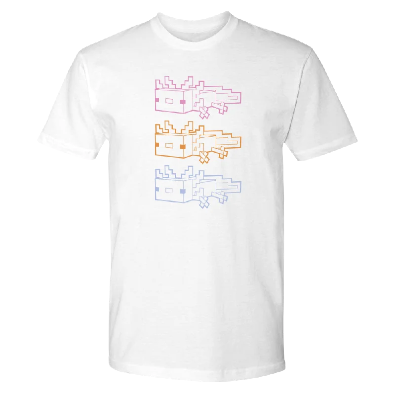 Fresh And Fashionable Minecraft Axolotl Outline Unisex T-Shirt