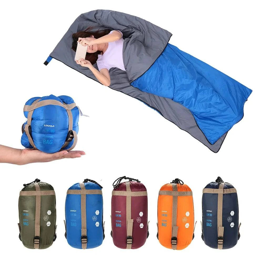 Celebrity Style Lixada 190 * 75cm Outdoor Envelope Sleeping Bag Camping Travel Hiking Multifunction Ultra-light Sleeping Bag Travel Bag 680g