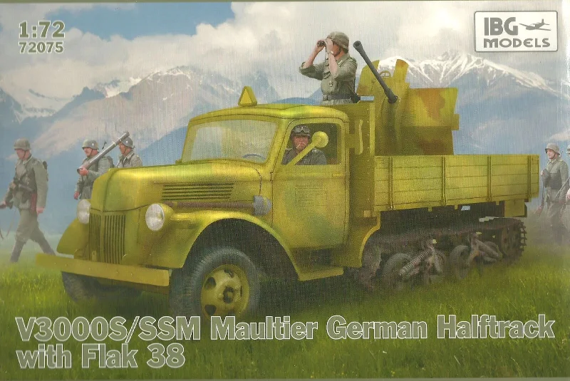 Fashion Selection IBG 1/72 Maultier German Halftrack with Flak 38