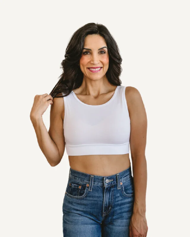 Simple Design Classic Wide Strap Tank Halftee