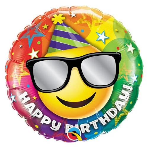 Easy Chic 18 inch BIRTHDAY SMILEY