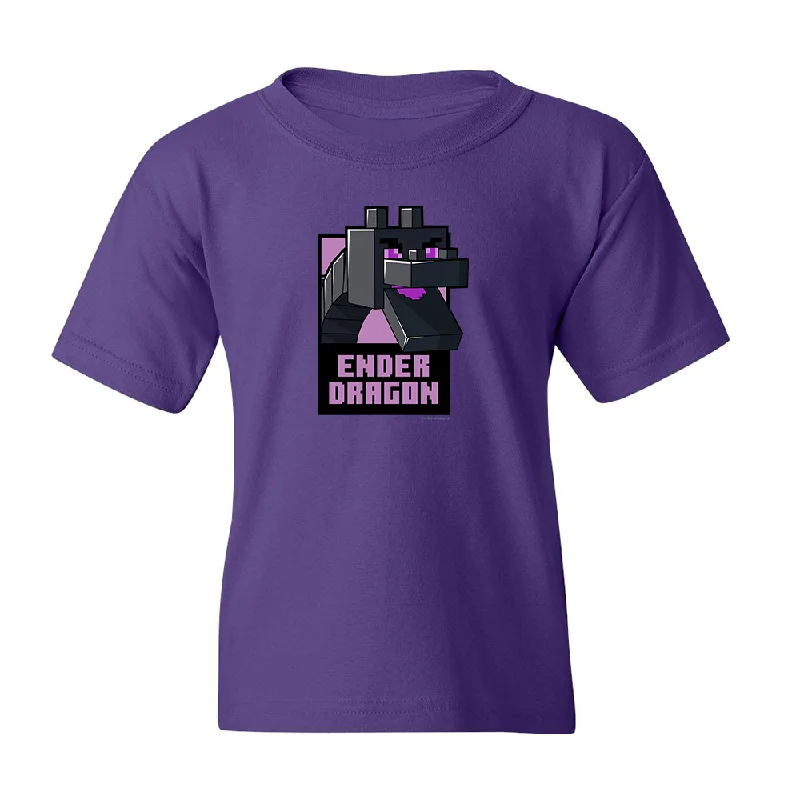 Casual Elegance Minecraft Ender Dragon Kids Short Sleeve T-Shirt