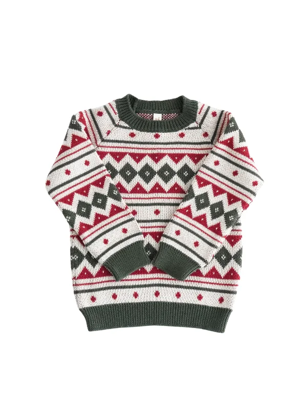 Design Perception Green Holiday Sweater