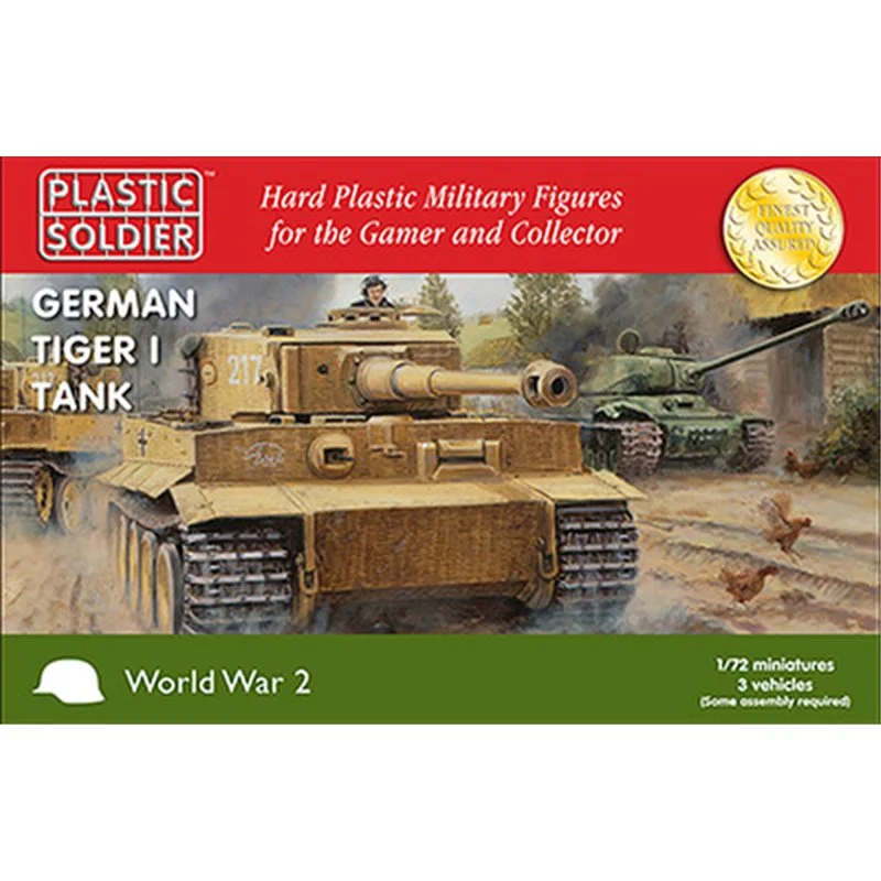 Fashion Design Plastic soldier 1/72 Tiger 1