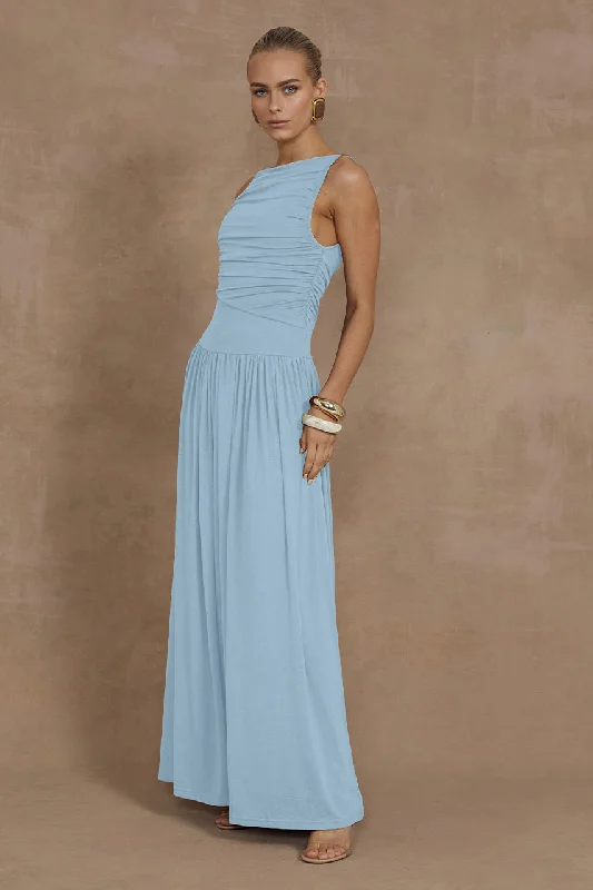 Thin Design NALLA MAXI DRESS - ICE BLUE