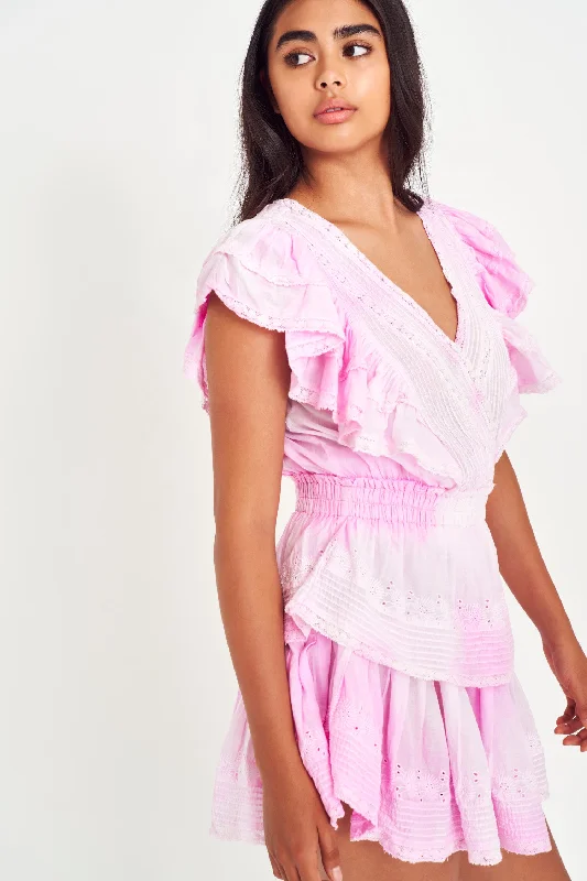 Affordable selection Gwen Mini Dress - PEONY PINK