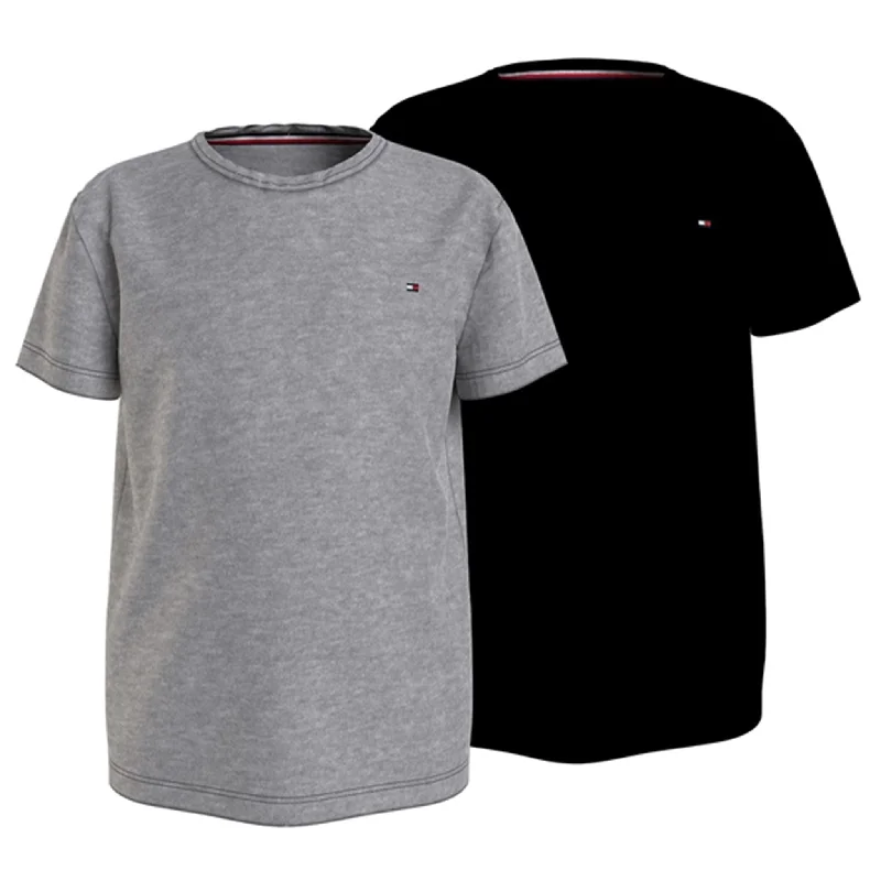 Soft Fabrics Tommy Hilfiger T-shirts 2-pak Medium Grey/Black