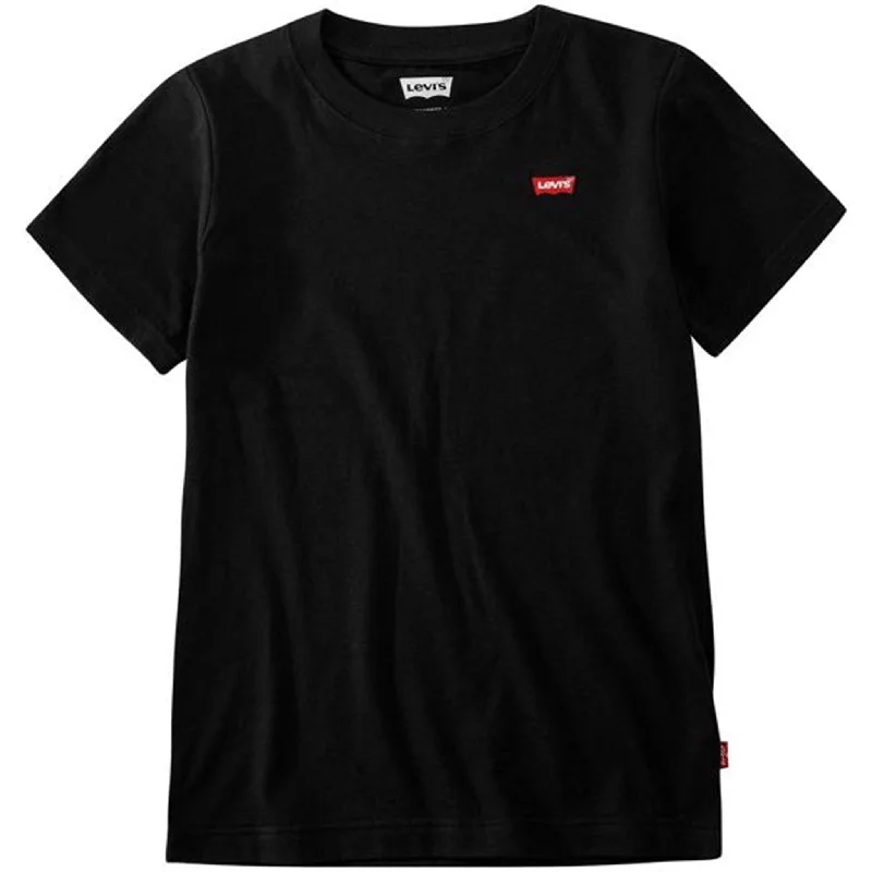 Celebrity Style Levis Tee SS Batwing Chest Hit Black