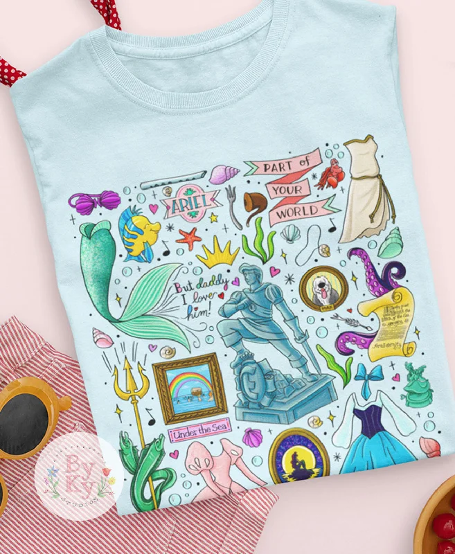Elegant Series Ariel Princess Unisex Tee