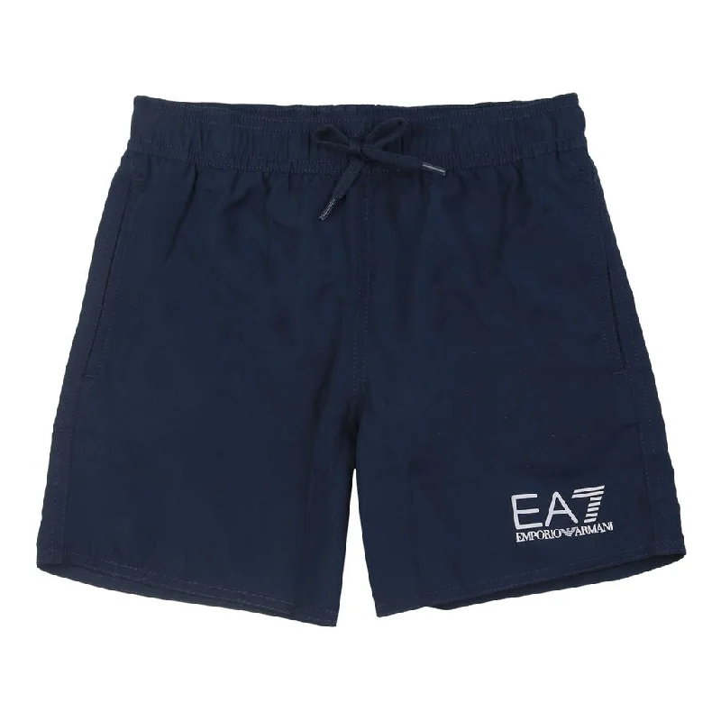 Printed pattern Navy Blue Swim Shorts
