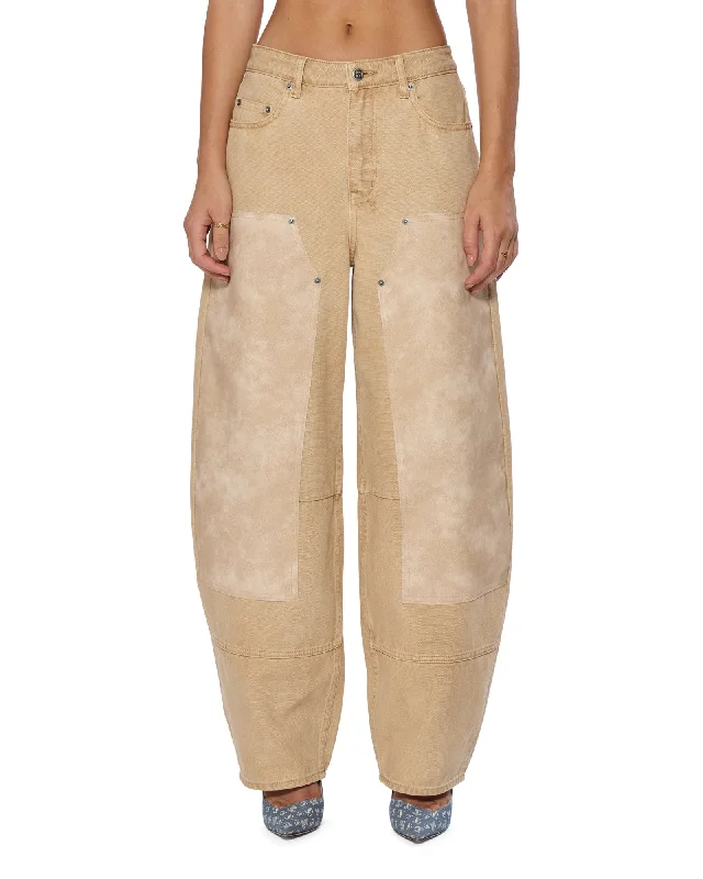 Trendy Comfort BARREL JEAN CARPENTER OAT