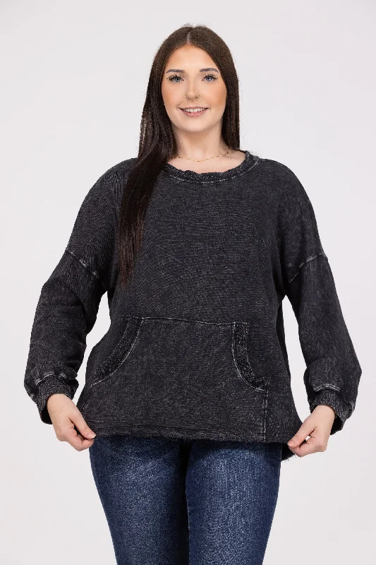 Effortless Elegance Mist Over the Lake Women's Lightweight Sweatshirt