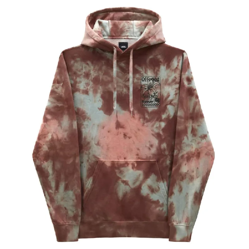 French Style Vans Forever Tiedye Pullover Hoodie - Russet Brown