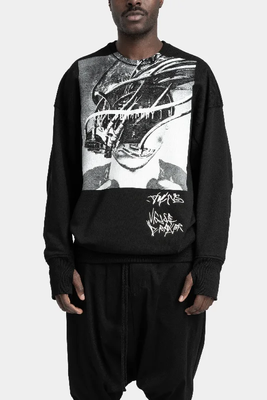 Casual Style Oversized print sweatshirt