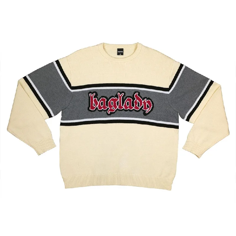 Sports Tights Baglady Hardcore Knit Sweater - Cream