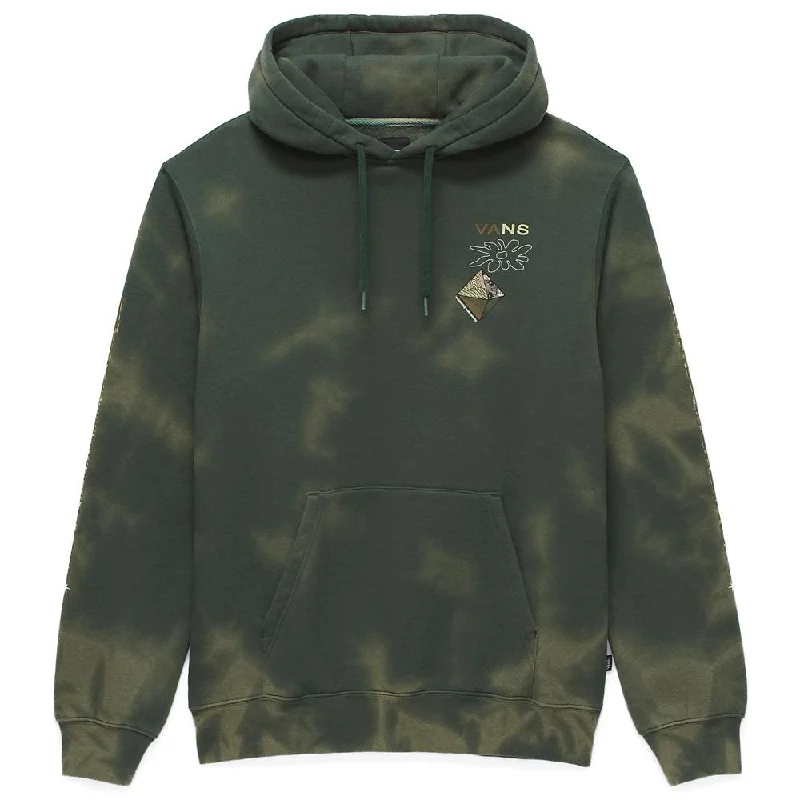 Ethnic Style Vans Elevated Thinking Pullover Hoodie - Deep Forest