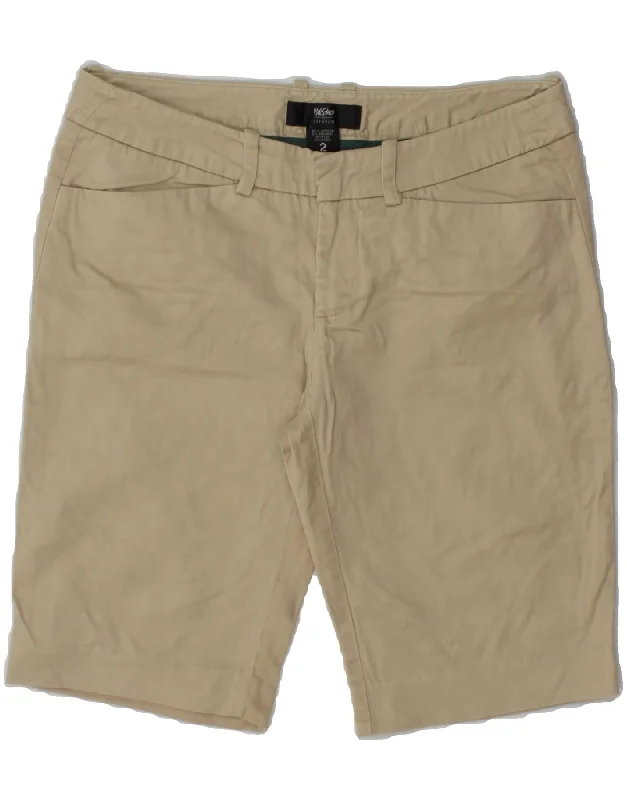 Energetic MOSSIMO Womens Stretch Bermuda Shorts US 2 XS W28  Beige Spandex