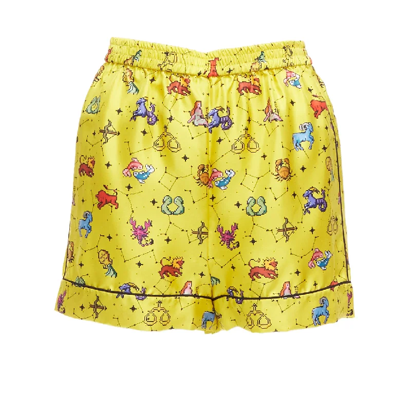 Stunning Fashion Christian Dior Silk Lucky Dior Astrology Boxer Shorts