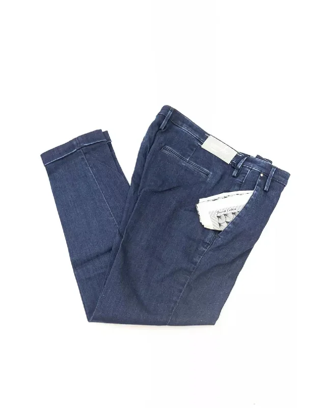 Elegant Series Logo Embroidered Chino Jeans with Pony Skin Label W29 US Women