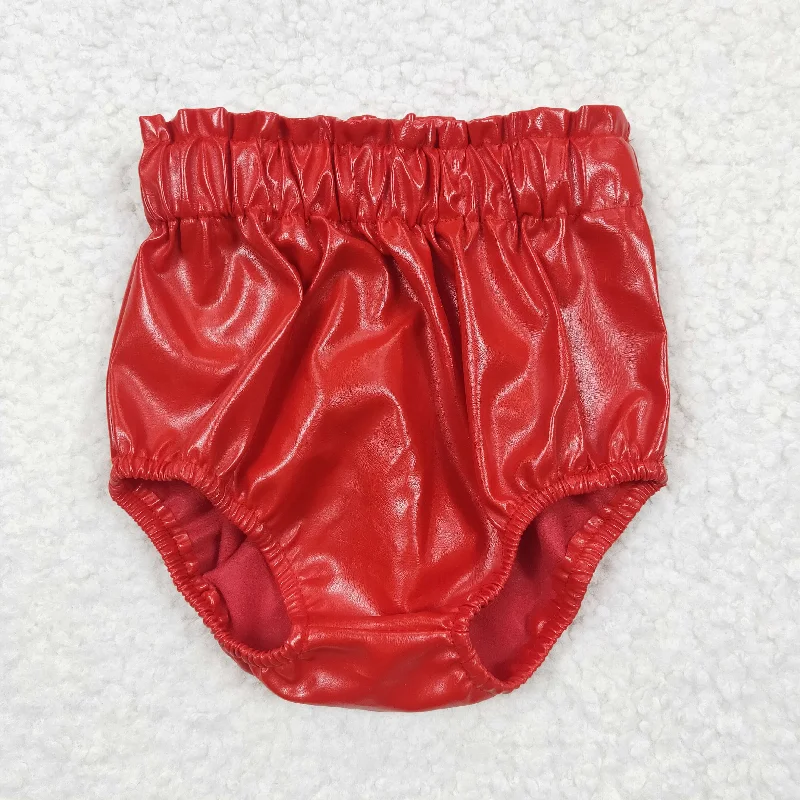 Weekend Wear girls red leather panties SS0051