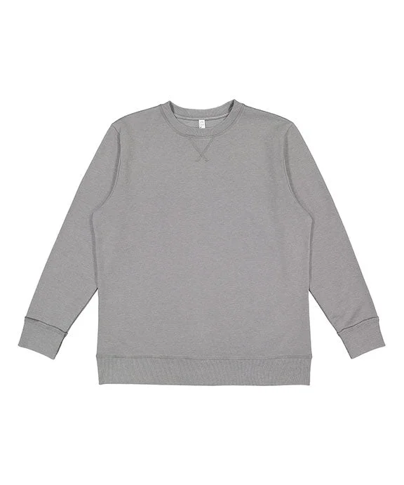 High-end Design 6935 - LAT Adult Vintage Wash Fleece Sweatshirt | Washed Grey