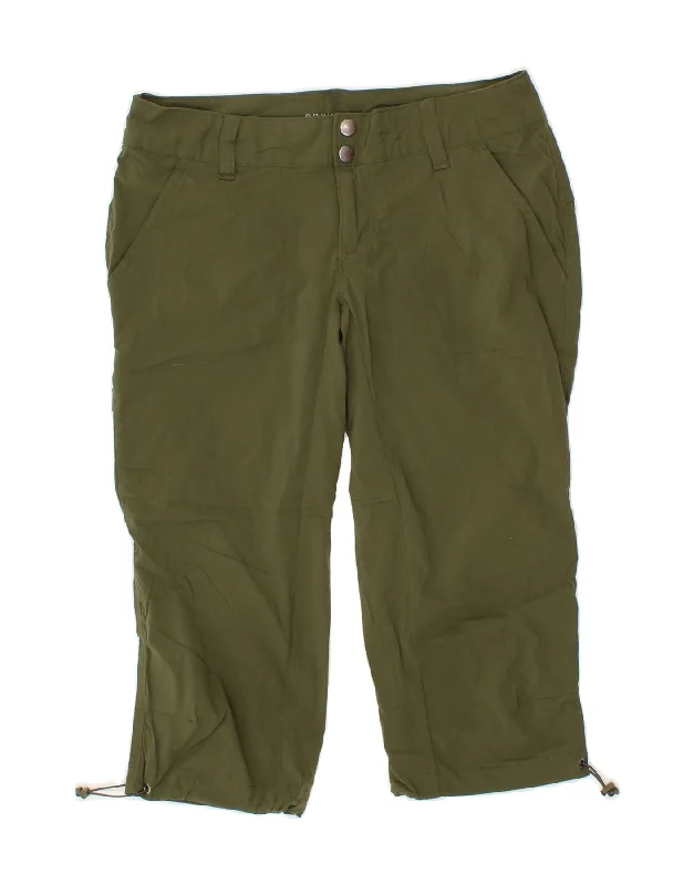 Elegant And Noble COLUMBIA Womens Omni-Shield Bermuda Shorts US 2 XS W30 Khaki Nylon