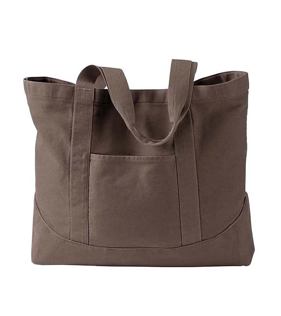Elegant Series 1904 - Authentic Pigment Pigment-Dyed Large Canvas Tote Bag | Java