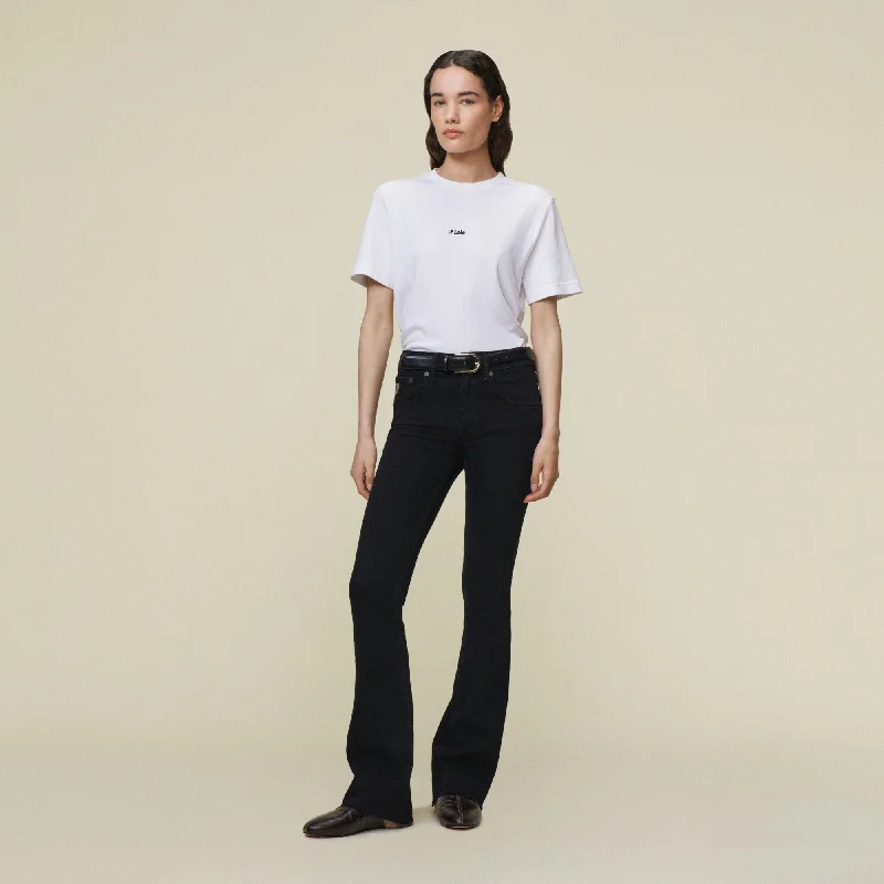 Fashionable And Fashionable Melrose Edge The Black Caspar - Mid Rise Flare