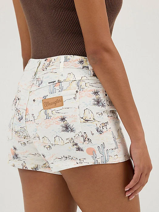 Lazy Home Wrangler Desert Cowgirl Shorts