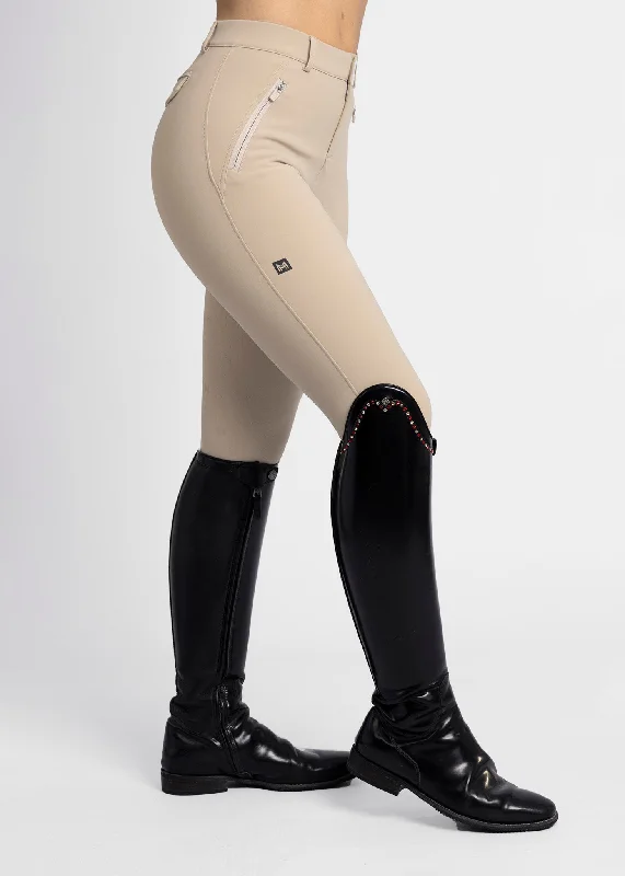 Simple Style Geo Breeches (Beige)