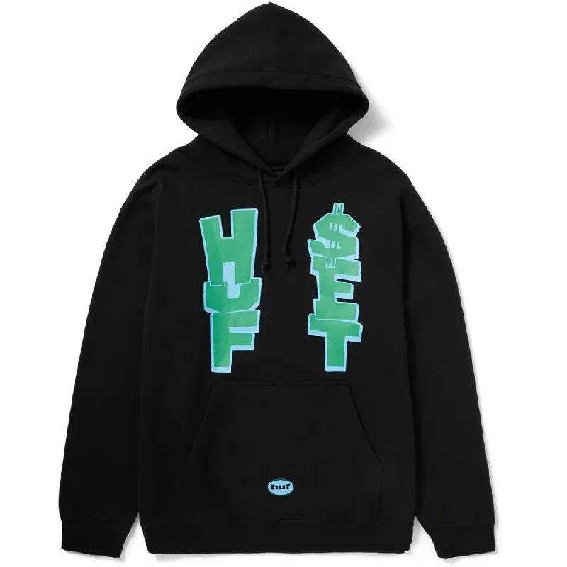 Casual Comfort Huf Anthem Hoodie - Black