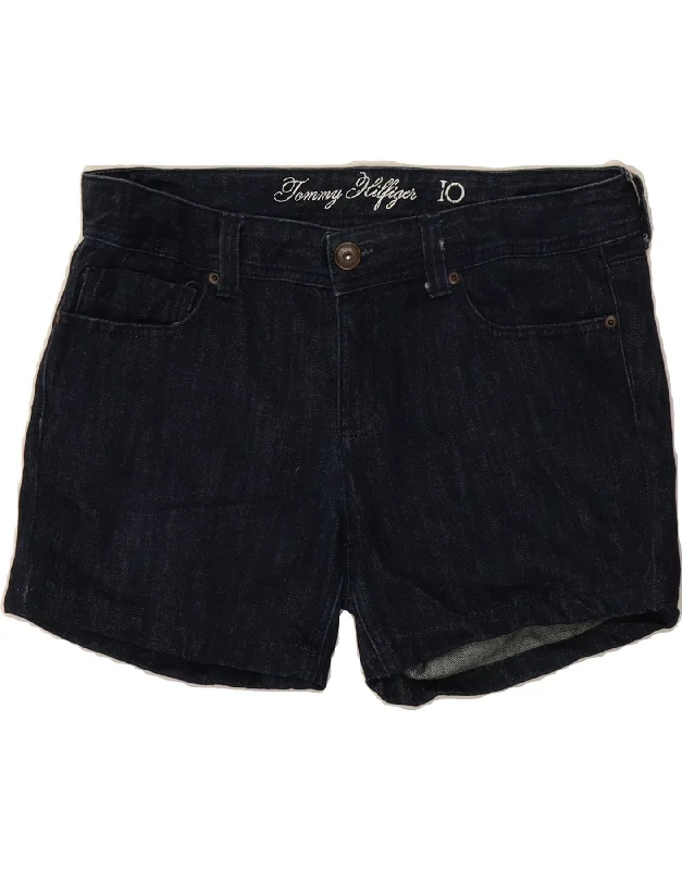 Classic And Versatile TOMMY HILFIGER Womens Denim Shorts US 10 Large W34 Navy Blue