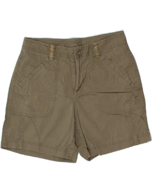 Casual Street COLUMBIA Womens Chino Shorts US 4 Small W27 Khaki Cotton