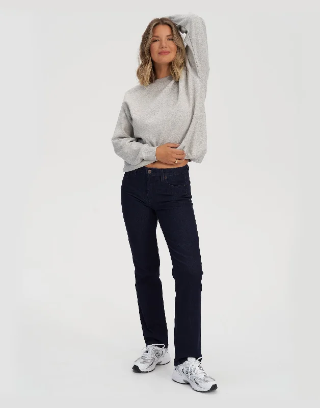 Soft And Comfortable CLASSIC RISE / CHLOE STRAIGHT / PRAGUE / 31" INSEAM