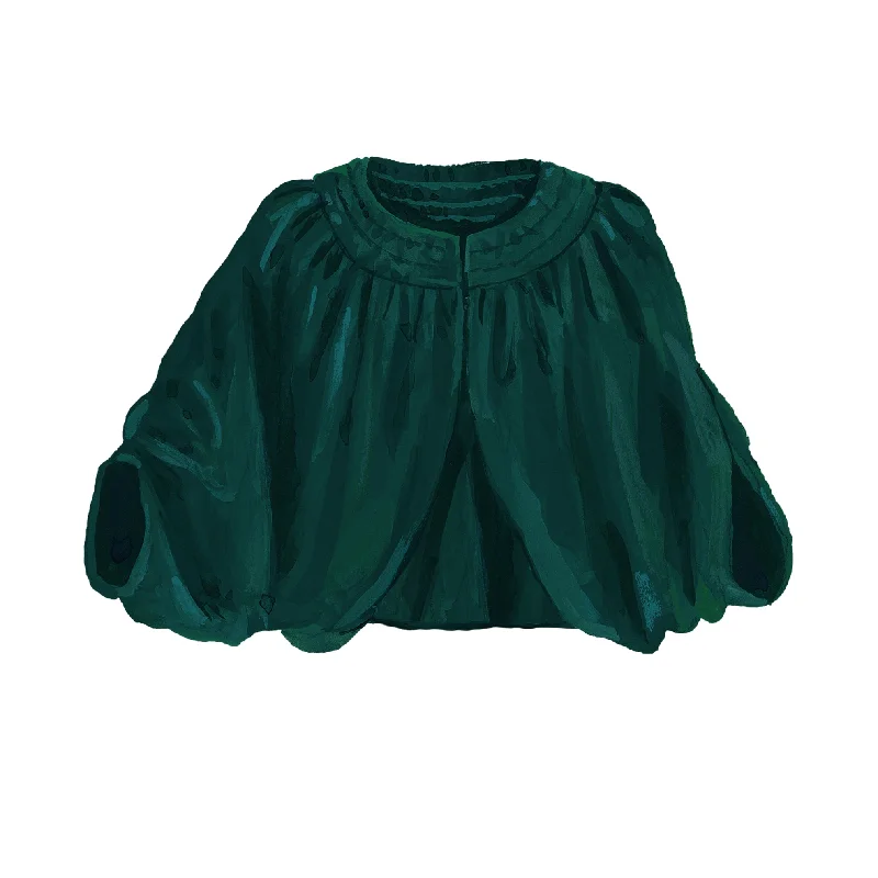 Street Sports Shoes 1930s Velvet Capelet