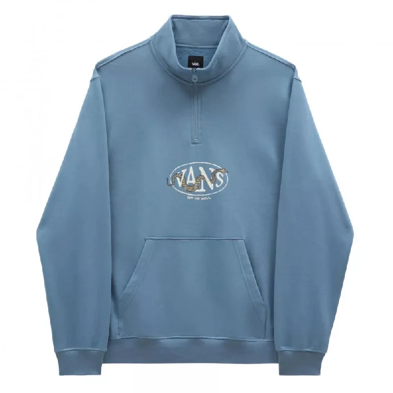 Light Comfort Vans Slither Quarter Zip - Bluestone