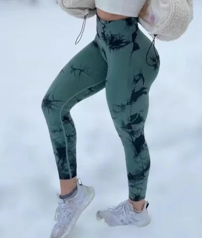 Black And Green Trousers