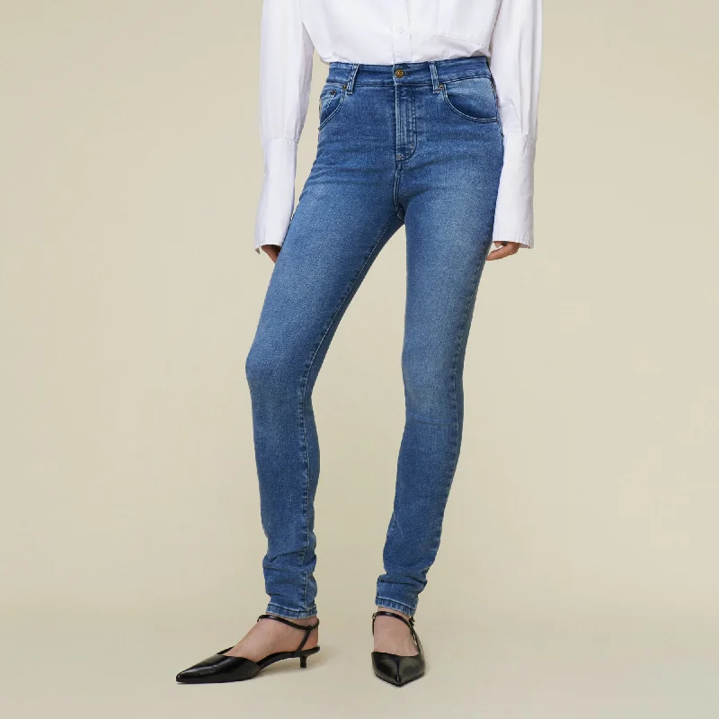 Body Design Celia Re Ram Cobalt - High Rise Skinny