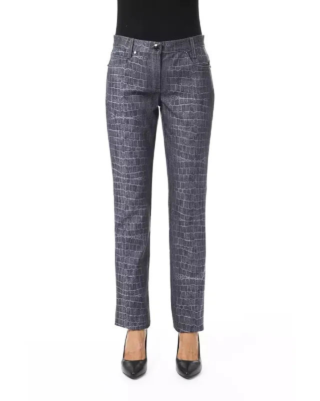 Classic Style BYBLOS Women's Black Viscose Jeans & Pant - W28 US