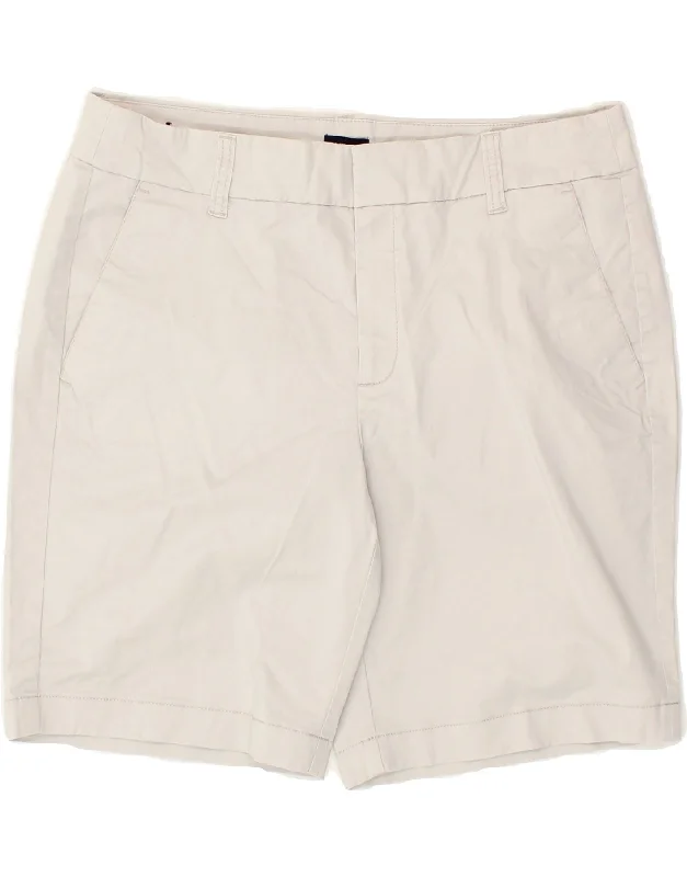 Effortless Wear J. CREW Womens Chino Shorts US 10 Large W34  Grey Cotton