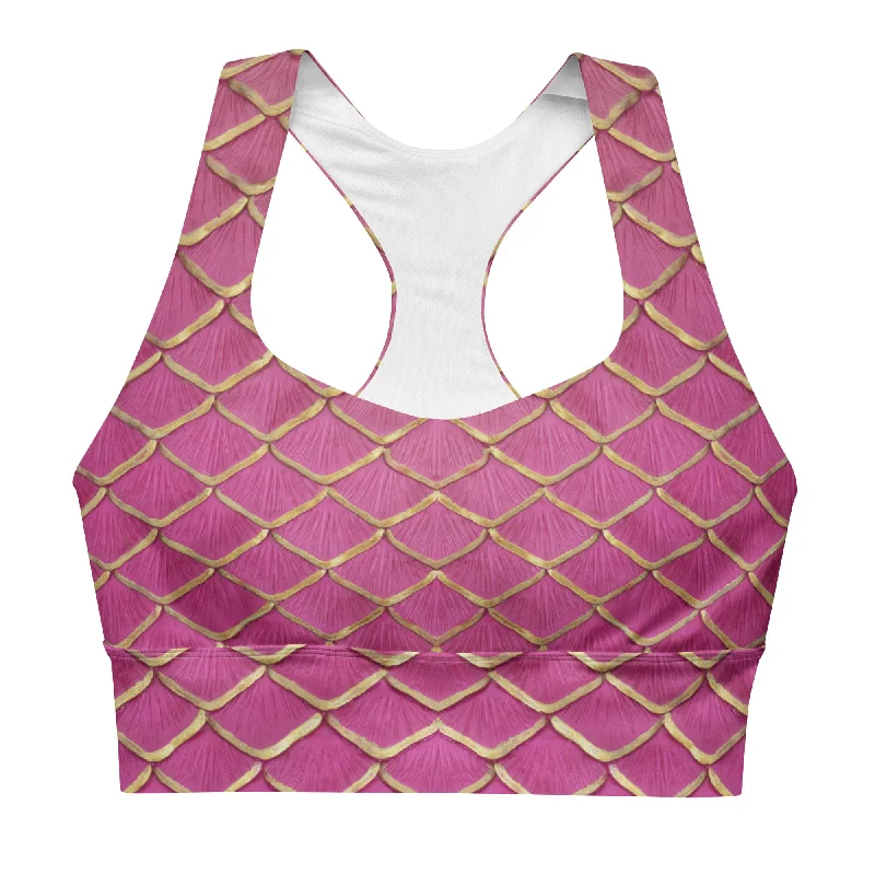 Elegant And Noble Malibu Longline Sports Bra